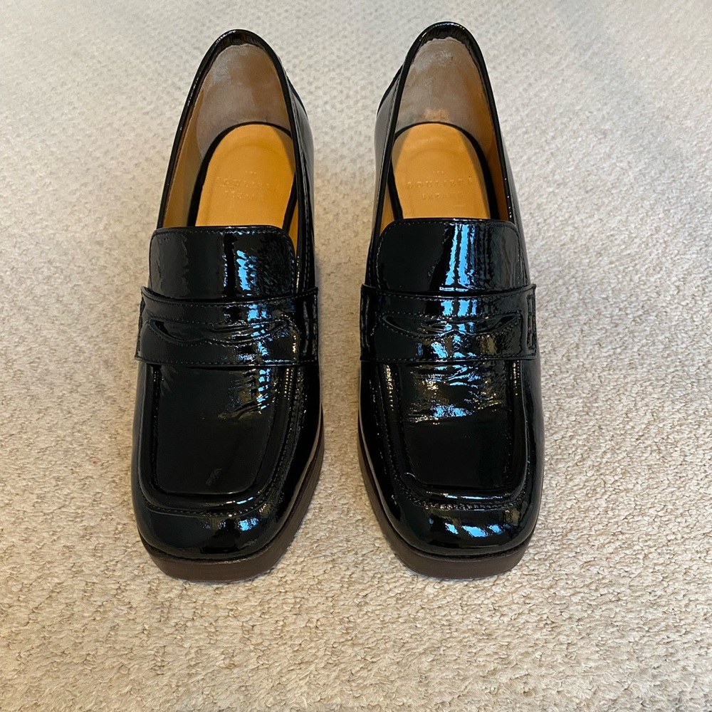Sezane Jessie Platform Heel Loafers Size 5